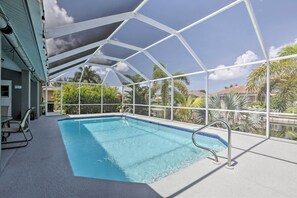 Una piscina climatizada