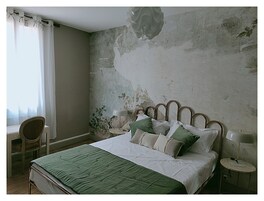 Habitación Confort doble, baño privado, vistas a la ciudad (La Chambre Minhas) | Ropa de cama de alta calidad, colchones viscoelásticos, wifi gratis