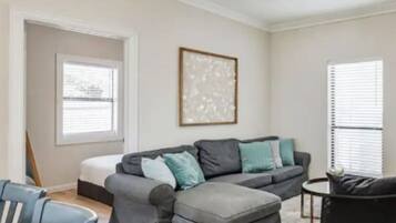 TV, fireplace, offices