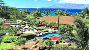 Piscine extérieure, piscine chauffée