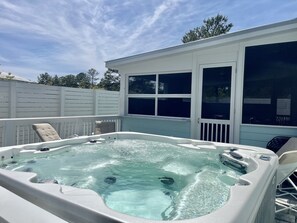 Terrace/patio - Sweet Serenity Resort Pool and a mile from beach (Santa Rosa Beach)
