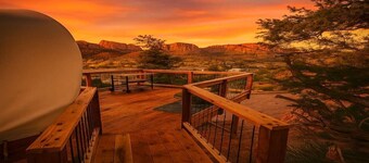 Covered Wagon w/ Private Deck, Fire Pit, and Grill