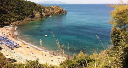 10 minutes from the sea! Apartment with swimming pool and veranda.