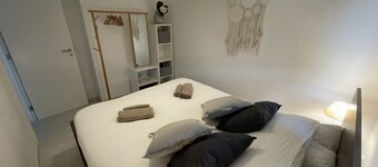 Zen apartment integrated into its wellness center