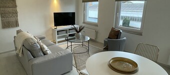 Zen apartment integrated into its wellness center