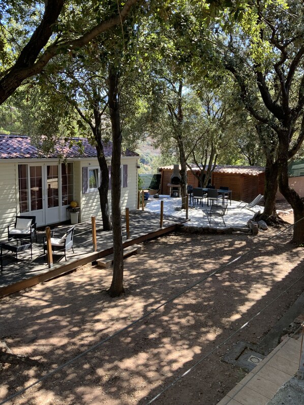 Outdoor dining - Mobilhome ajaccio plaine de peri (PERI)