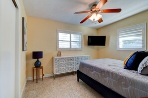 3 habitaciones, escritorio, tabla de planchar con plancha y wifi gratis 