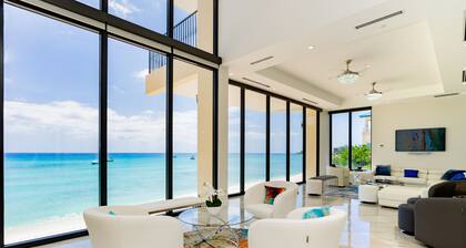 Oasis 7-stunning private beachfront villa with rooftop pool-by Cayman Villas!