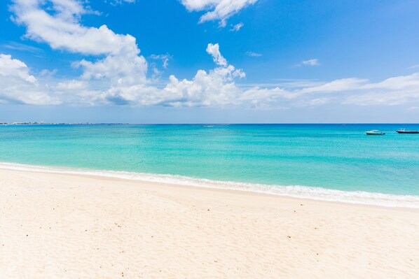 On the beach