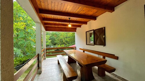 Mountain house with pool