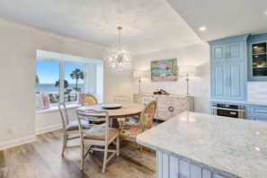 Dining - Oceanfront | Completely Renovated | Luxury 3rd Floor Sea Dunes Villa (Fernandina Beach)