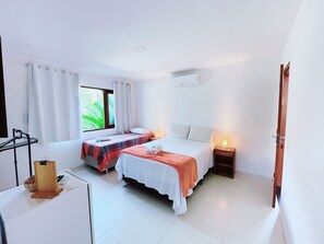 Iron/ironing board, free WiFi, bed sheets - POUSADA DOS POETAS (Maraú)