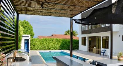 Villa Moderna para Descansar