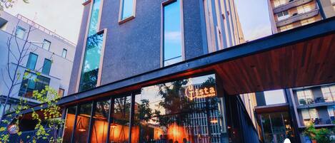 Façade de l’hébergement