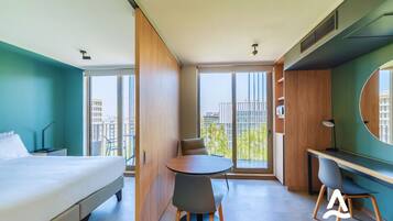 Double Apartment with Balcony | Living area