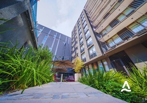 Voorkant van accommodatie