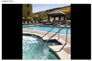 Piscine extérieure, piscine chauffée