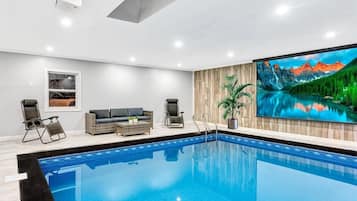 Piscine couverte, piscine chauffée