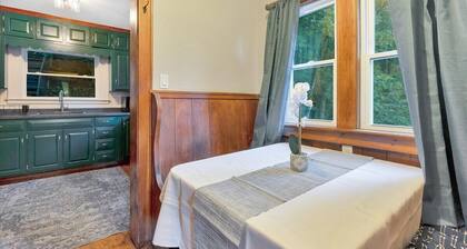 Stone Cabin Indoor Heated POOL W TENT + Firepit