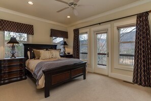 8 bedrooms, iron/ironing board, WiFi, bed sheets - Expansive Golf Resort Home with Mountain Views - Family Friendly (Mill Spring)