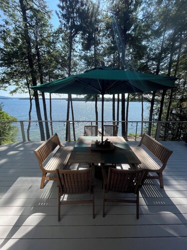 Lake Winnipesaukee waterfront home in quiet private location. Views!