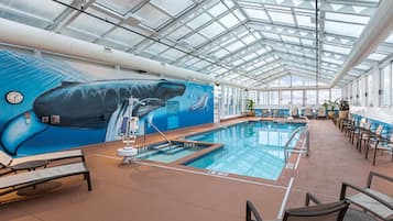 Indoor pool, a heated pool