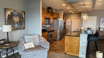 TV connectée, cheminée