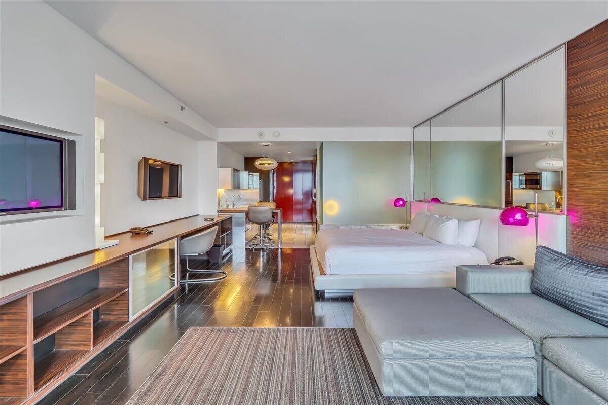 In-room safe, desk, iron/ironing board, WiFi (free)