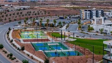 منظر من الجو على ارتفاع عالٍ