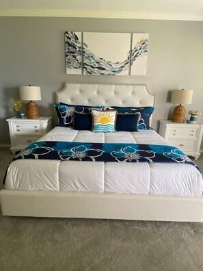 4 bedrooms, iron/ironing board, WiFi, bed sheets