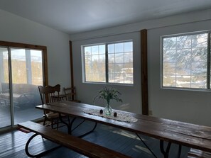 Uitzicht vanuit accommodatie