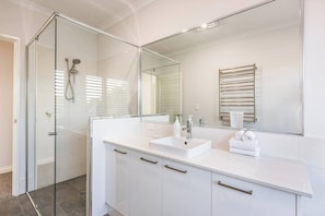 Hair dryer, towels