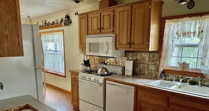 4 bedrooms, 2 bathrooms and a three-season playroom, Second-floor Unit.