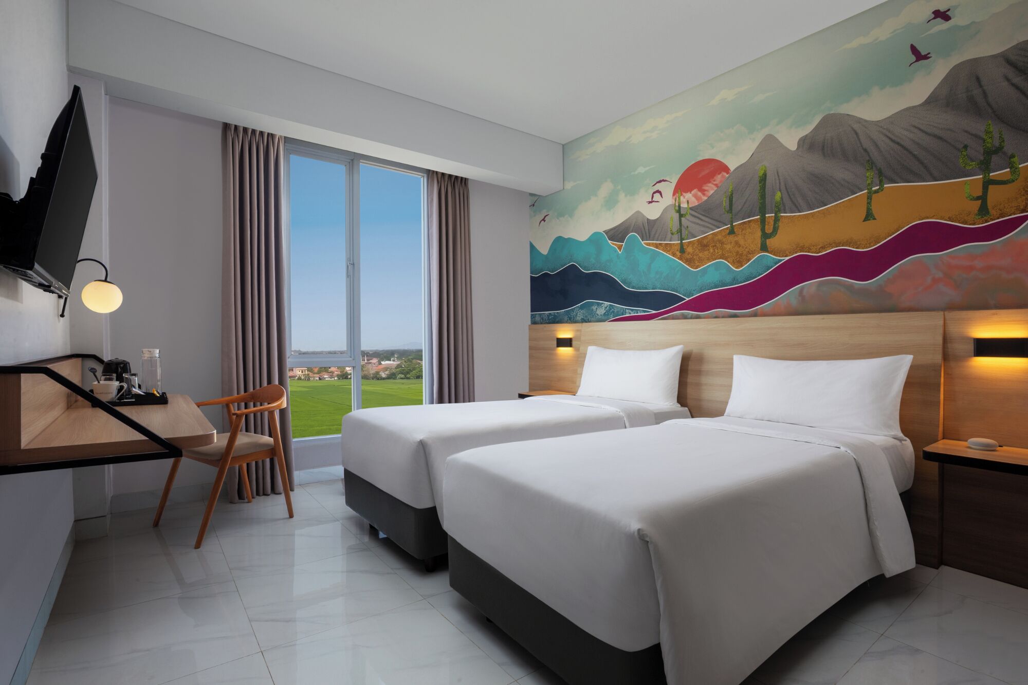 Superior Double or Twin Room | Premium bedding, in-room safe, desk, iron/ironing board