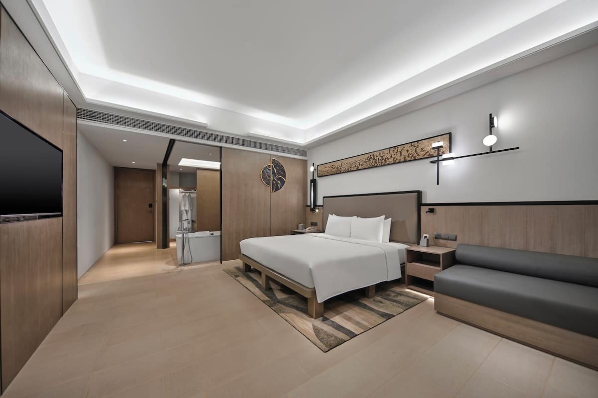 1 Schlafzimmer, hochwertige Bettwaren, Daunenbettdecken
