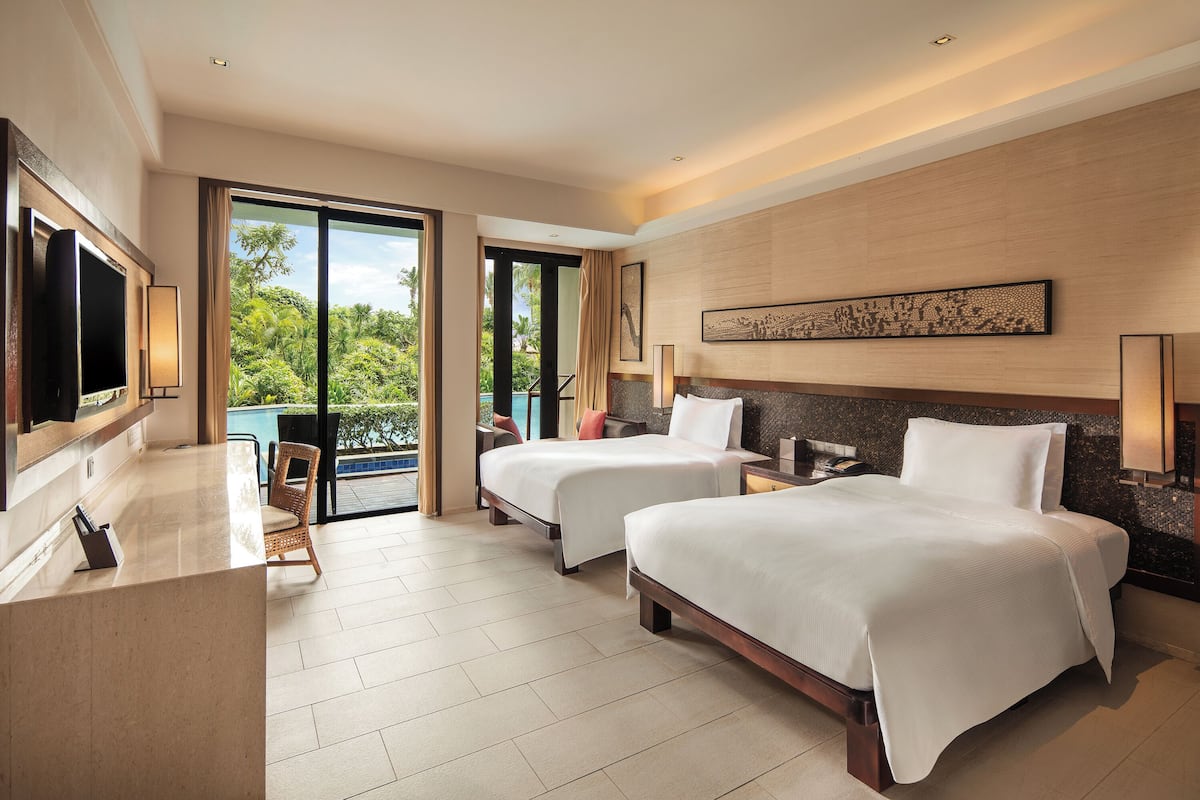 1 Schlafzimmer, hochwertige Bettwaren, Daunenbettdecken