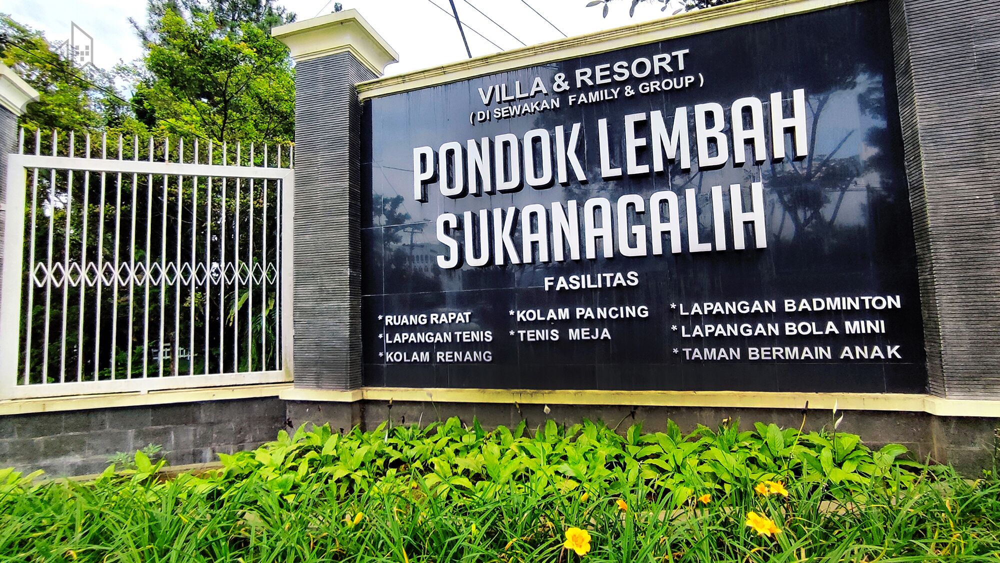 Fachada da propriedade