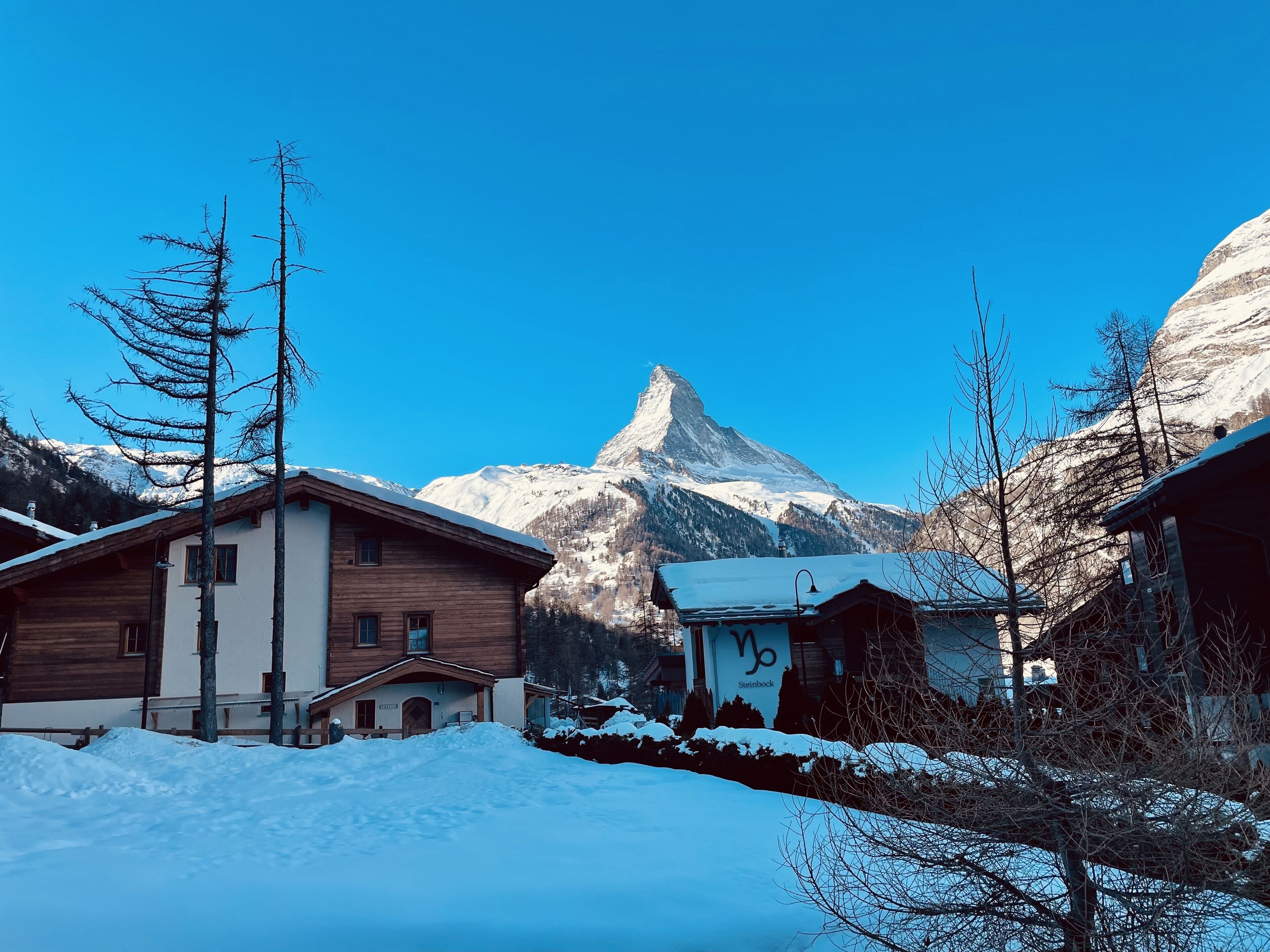 One-Bedroom Apartment with Matterhorn View | View from room