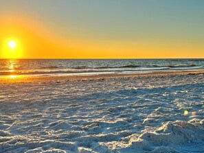 Sun loungers, beach towels