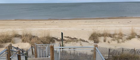 On the beach