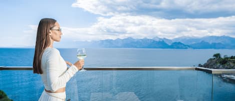 Double Room, Terrace, Sea View | Terrace/patio