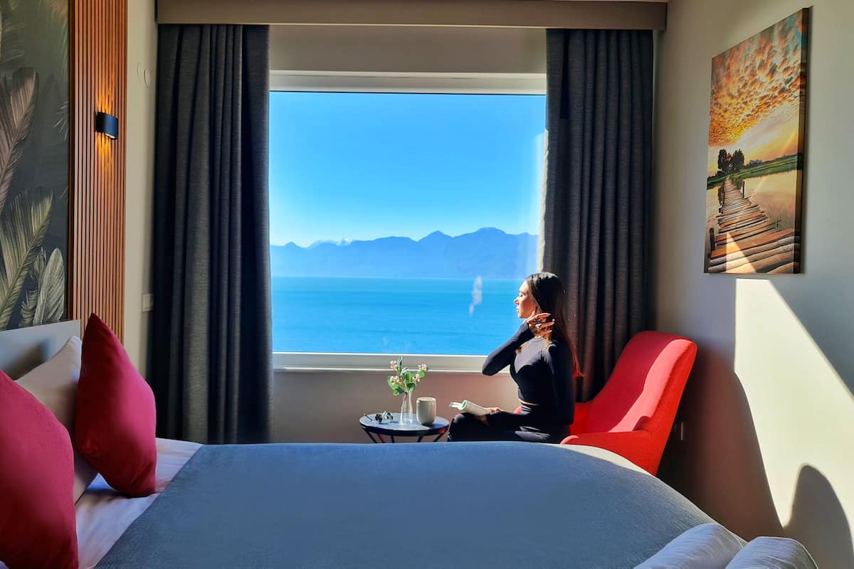 Chambre Double, balcon, vue mer | Vue sur la plage/lâocĂ©an