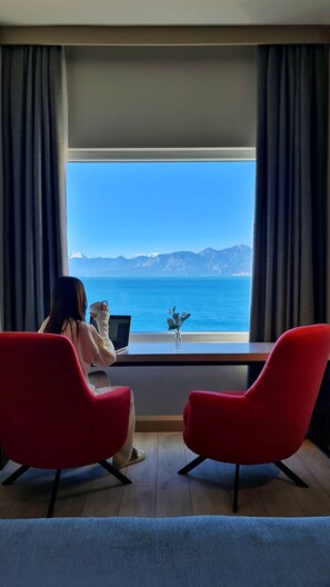 Studio, Sea View | Beach/ocean view - Letstay Panorama Suites (Antalya)