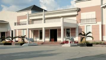 Overnatningsstedets facade