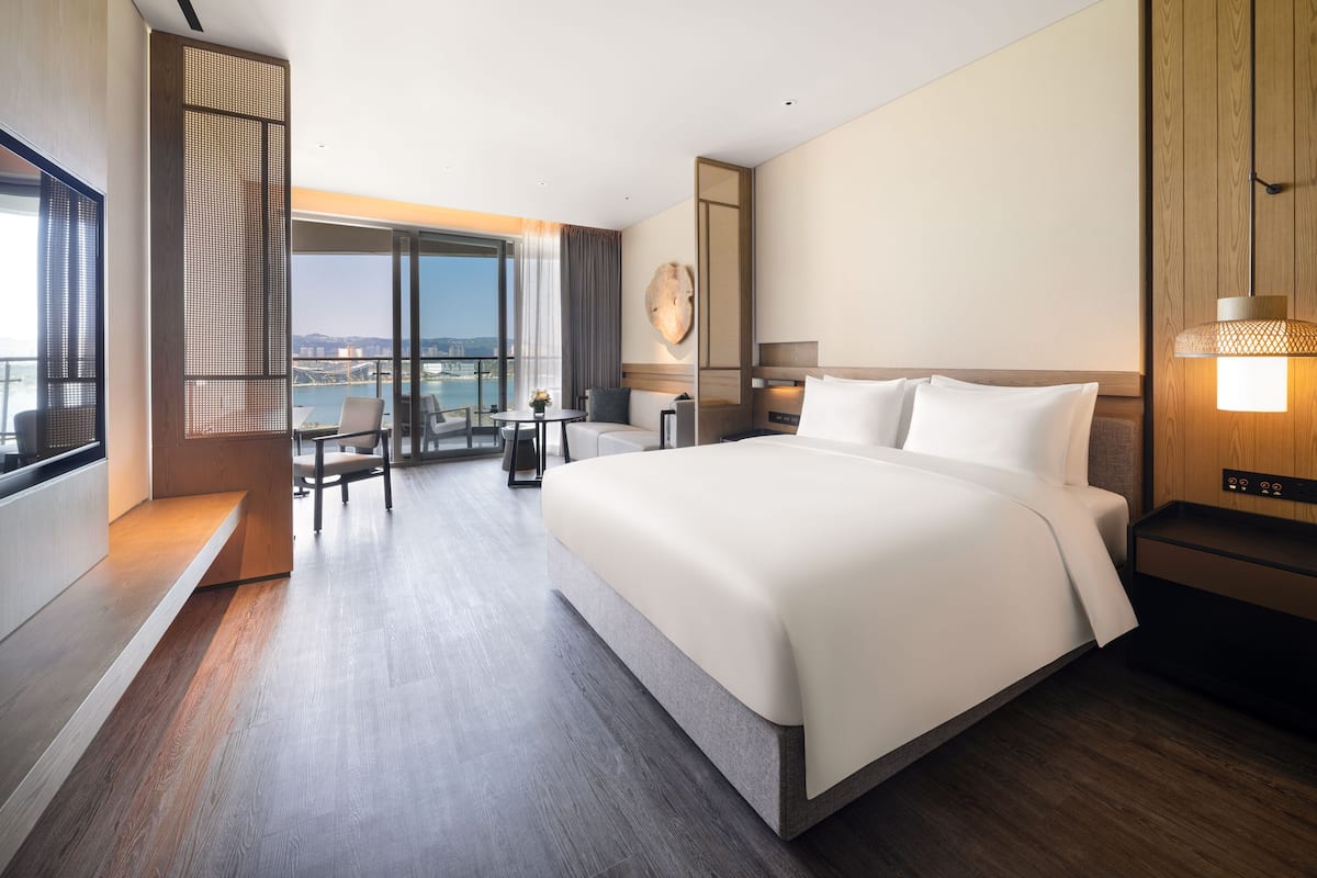 Doppia Deluxe, vista lago | 1 camera, biancheria da letto di alta qualità, copriletto in piuma