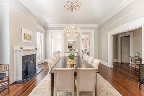 Dining - Impeccable Luxury Mansion on Lovely, Quiet Pulaski Square by Lucky Savannah (Savannah)