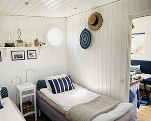 1 soverom og sengetøy