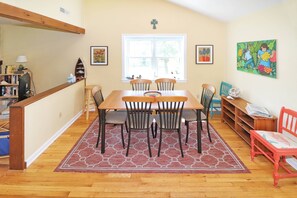 Dining - Osprey | Screened Porch, Dock Access, Fireplace + Pet Friendly Island Retreat (Chincoteague Island)