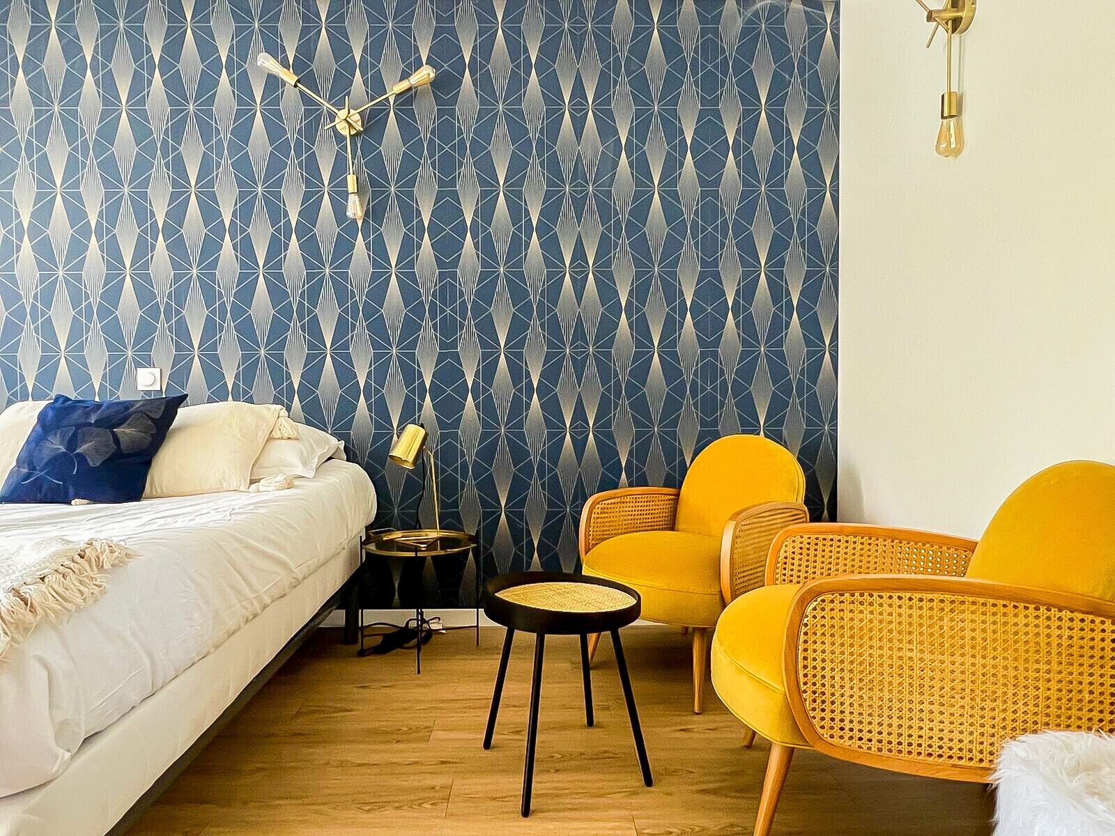 1 slaapkamer, een strijkplank/strijkijzer, gratis wifi, beddengoed