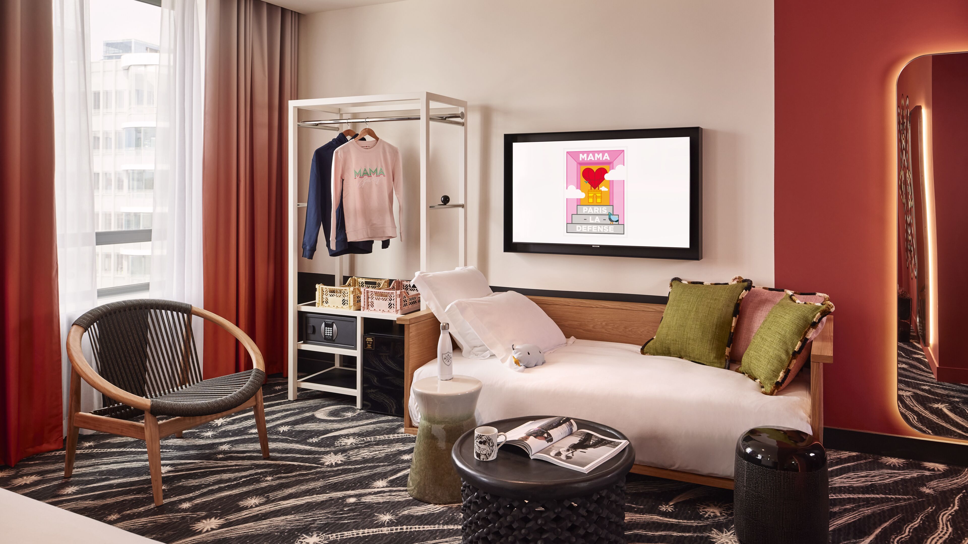 premium bedding, minibar, in-room safe, desk